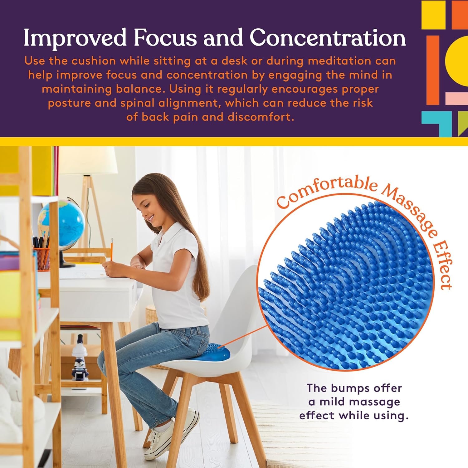 Special Supplies Stability Cushion Balance Pad for Core Strength Trainer and Flexibility, Tactile - Image 7