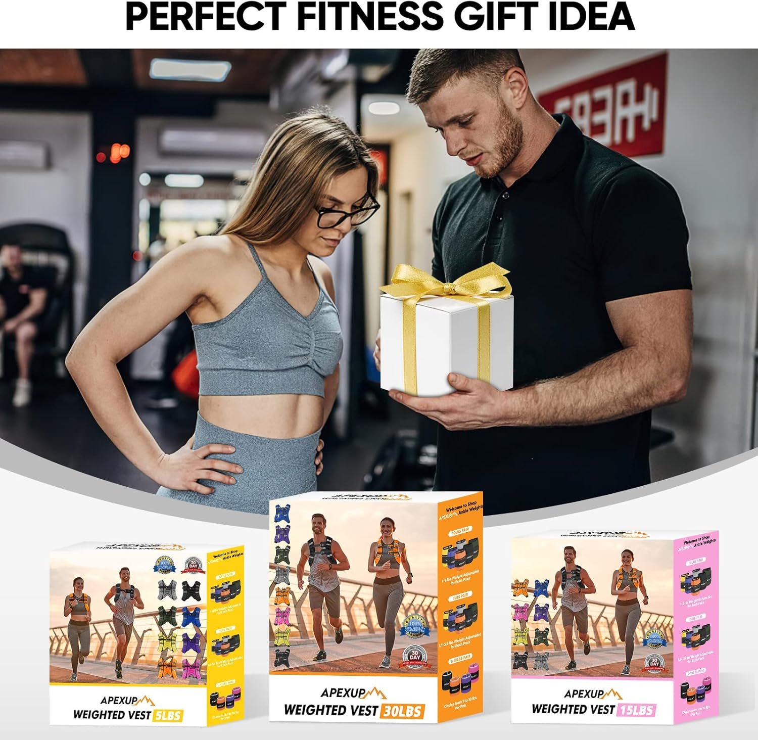 APEXUP Weighted Vest Men Women, Weight Vest for Women Workout Equipment for Strength Training - Image 8