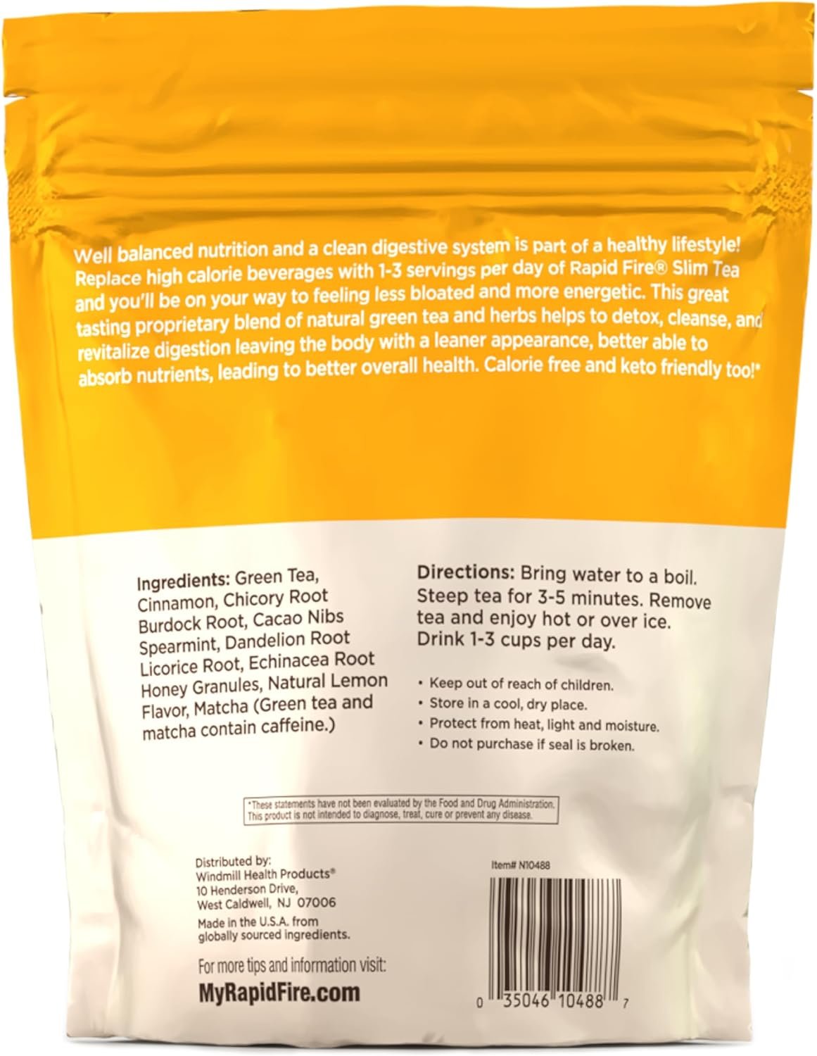 Slim Tea 14 Day Herbal Teatox, Blend of Natural Herbs and Botanicals, Supports Healthy Weight - Image 3