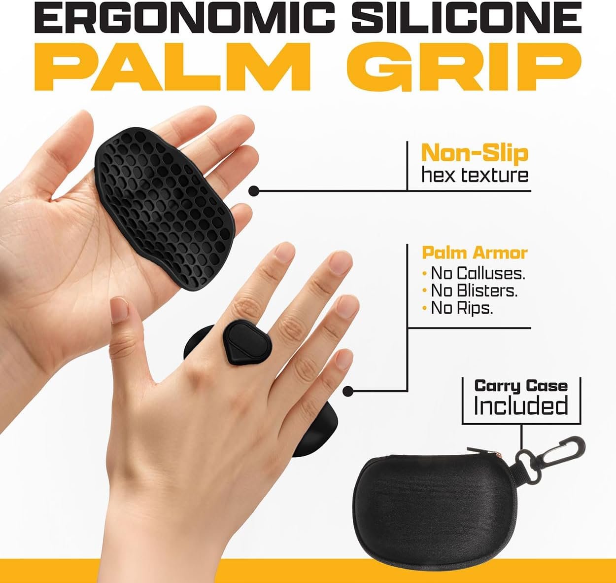 Wrist Straps For Weightlifting & Anti-Slip Workout Grips Premium Set – Weightlifting Wrist Straps - Image 4