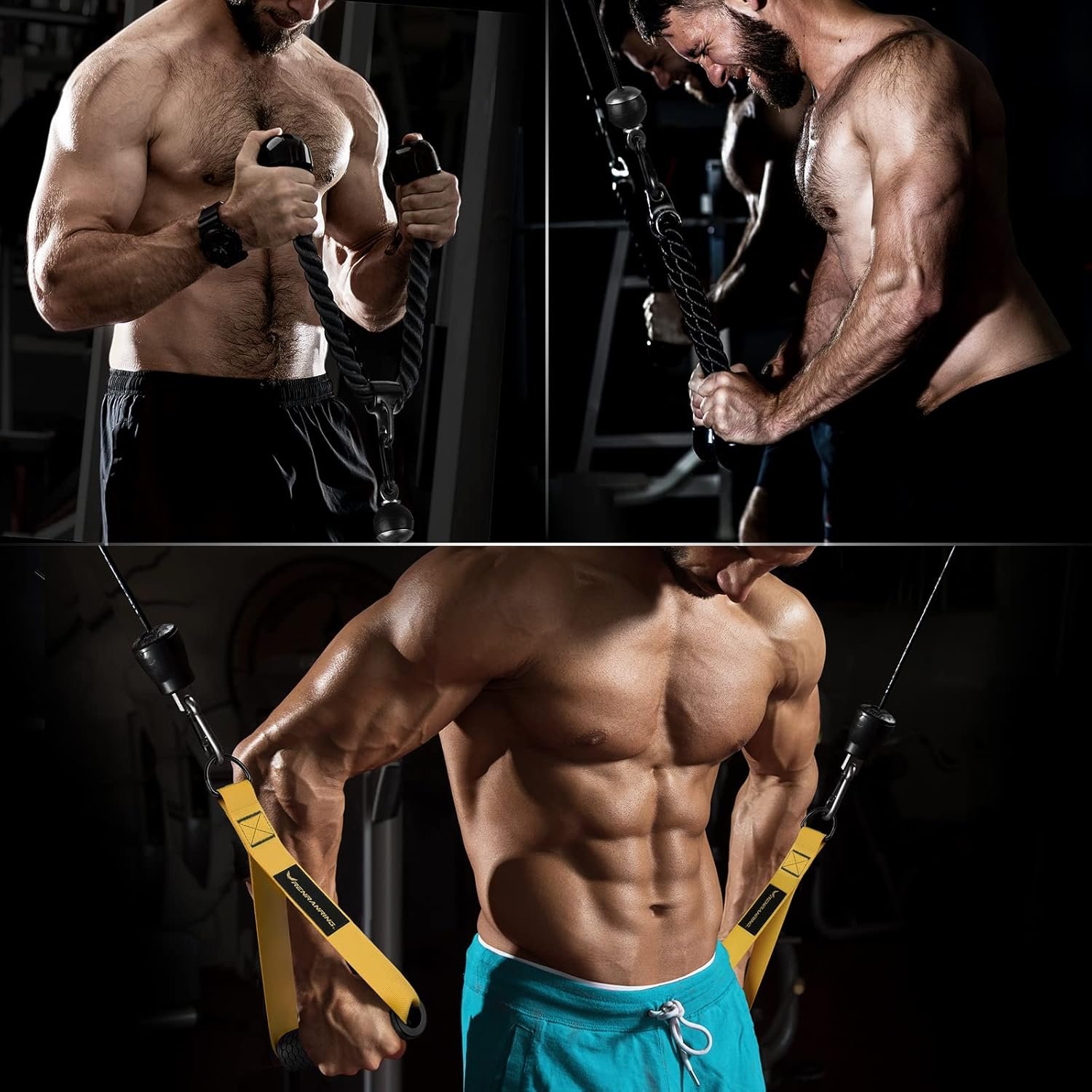 Weight Cable Pulley System Gym - Upgraded LAT Pull Down Machine Accessories, LAT and Lift Cable Pull - Image 8