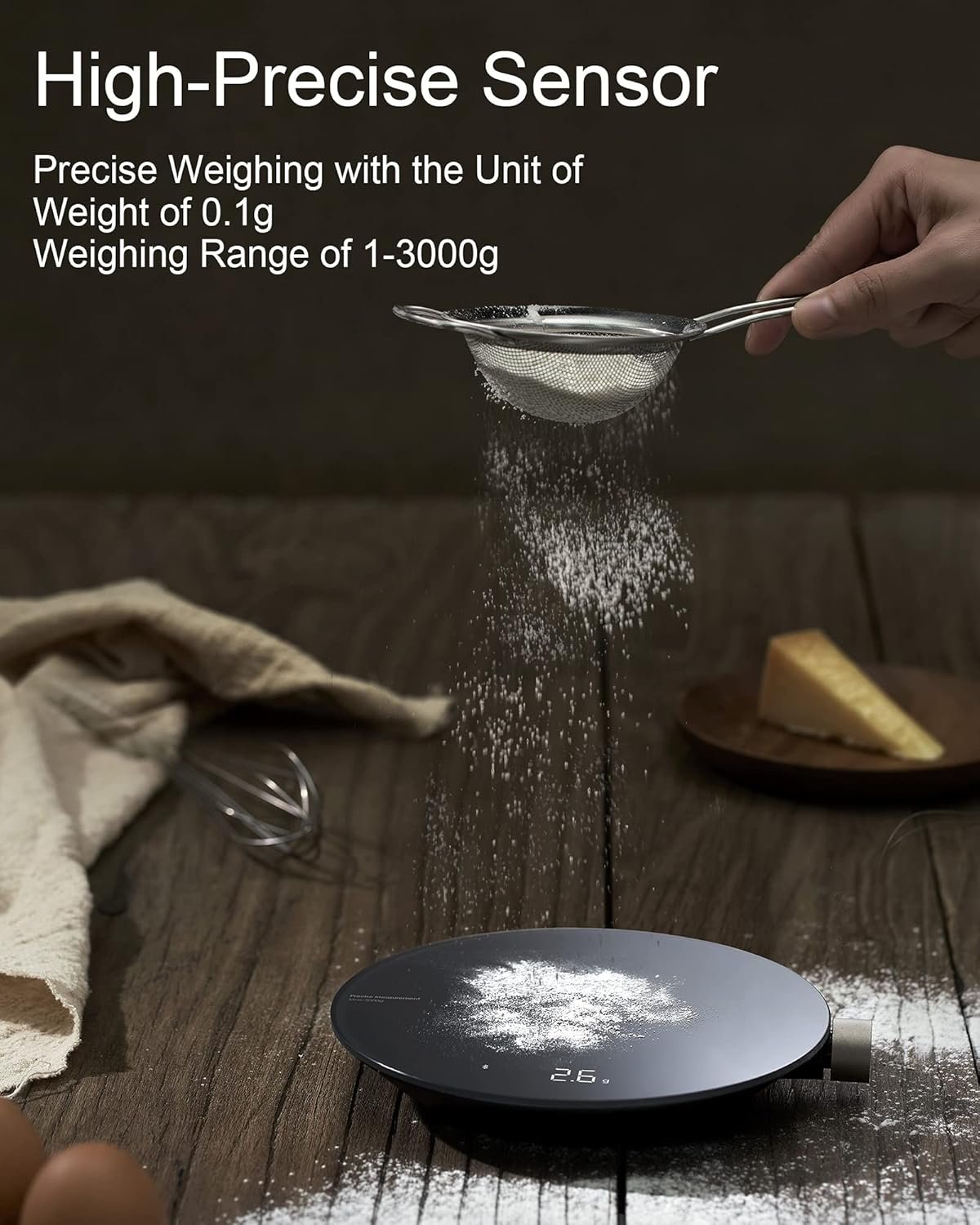 HOTO Smart Food Scale, Kitchen Scale, Food Scales Digital Weight Grams and Oz, Coffee Scale, Kitchen - Image 4