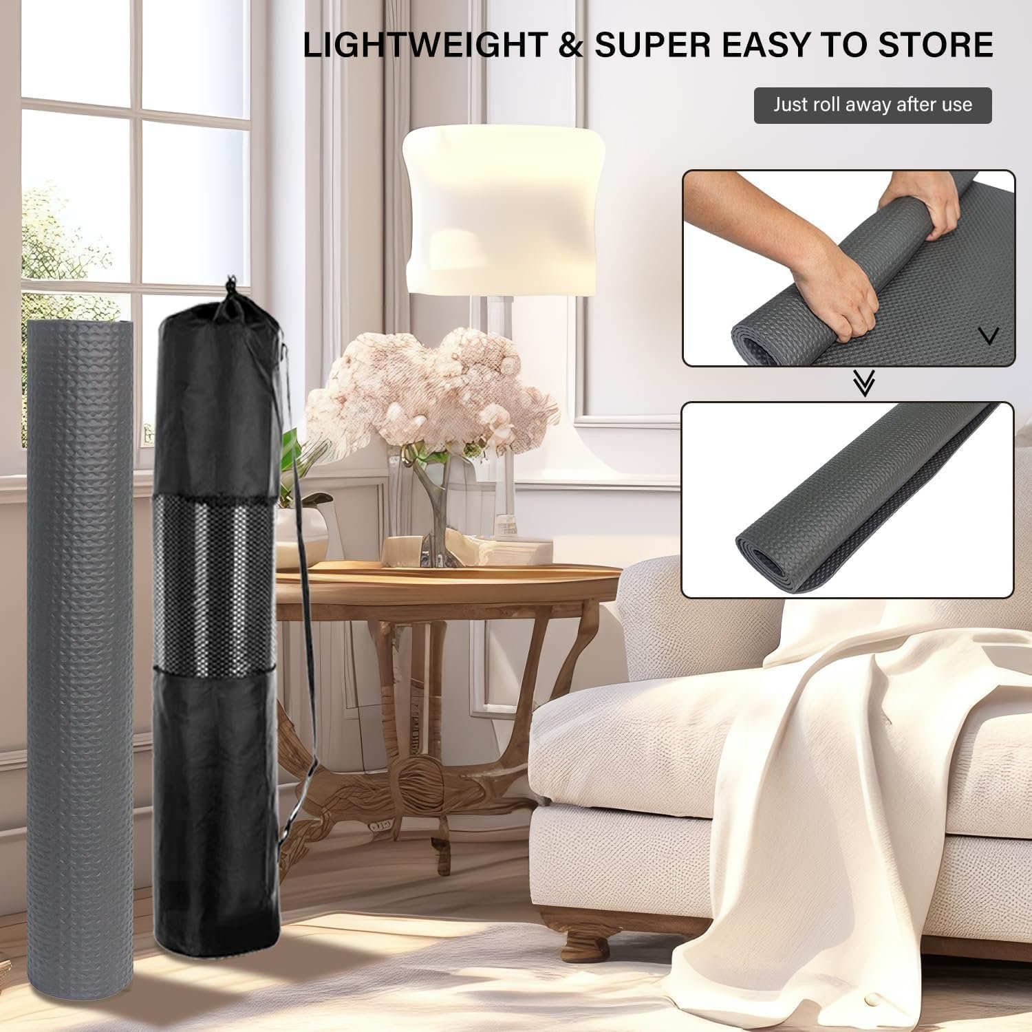 Bike Mat,Treadmill Mat,For Walking Pad,Elliptical,Exercise Bikes, Stationary Cycles,Spin Bike,Under - Image 8