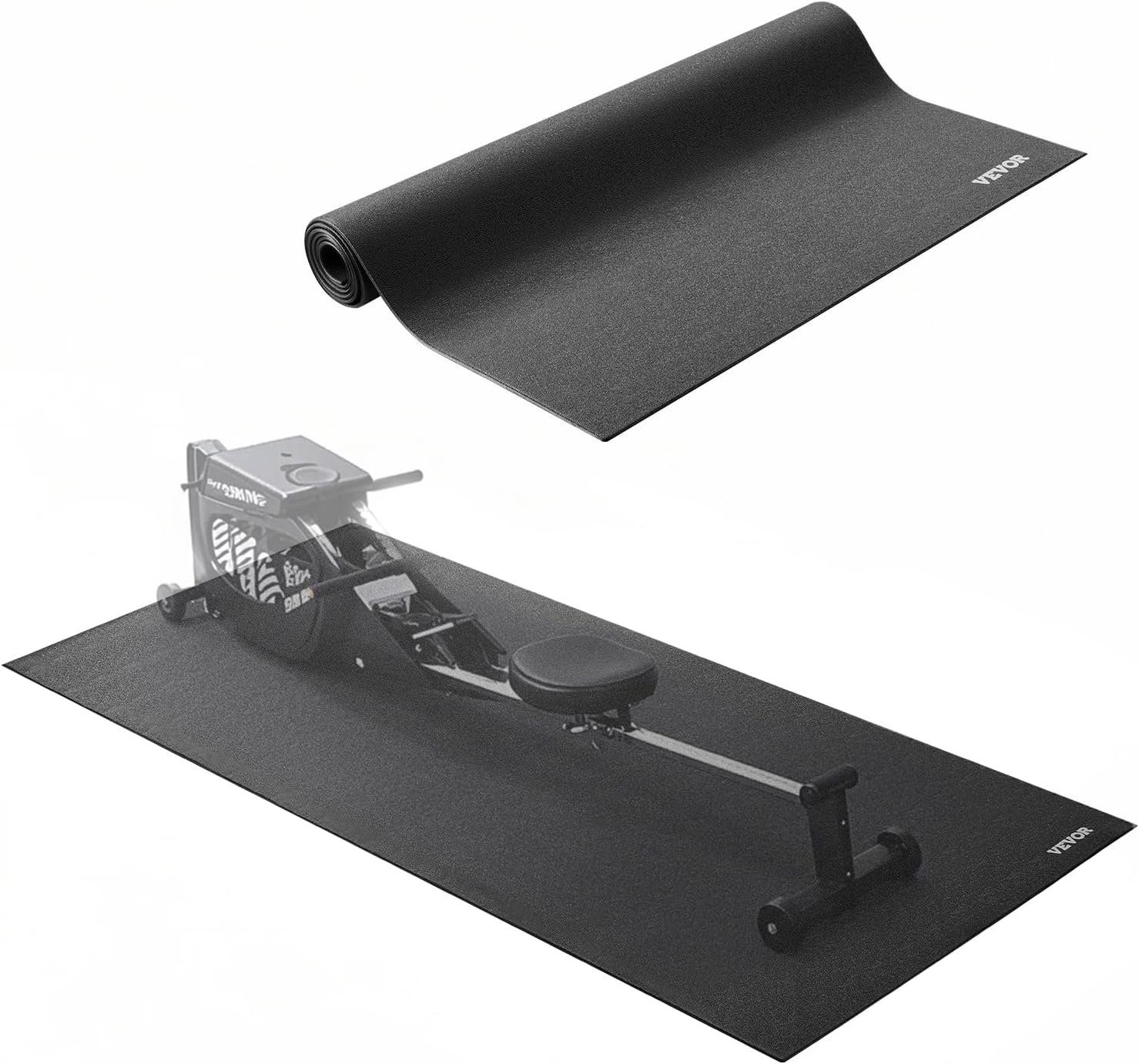 VEVOR Treadmill Mat for Carpet Floor, Exercise Equipment Mat for Treadmills, Stationary & Recumbent - Image 2