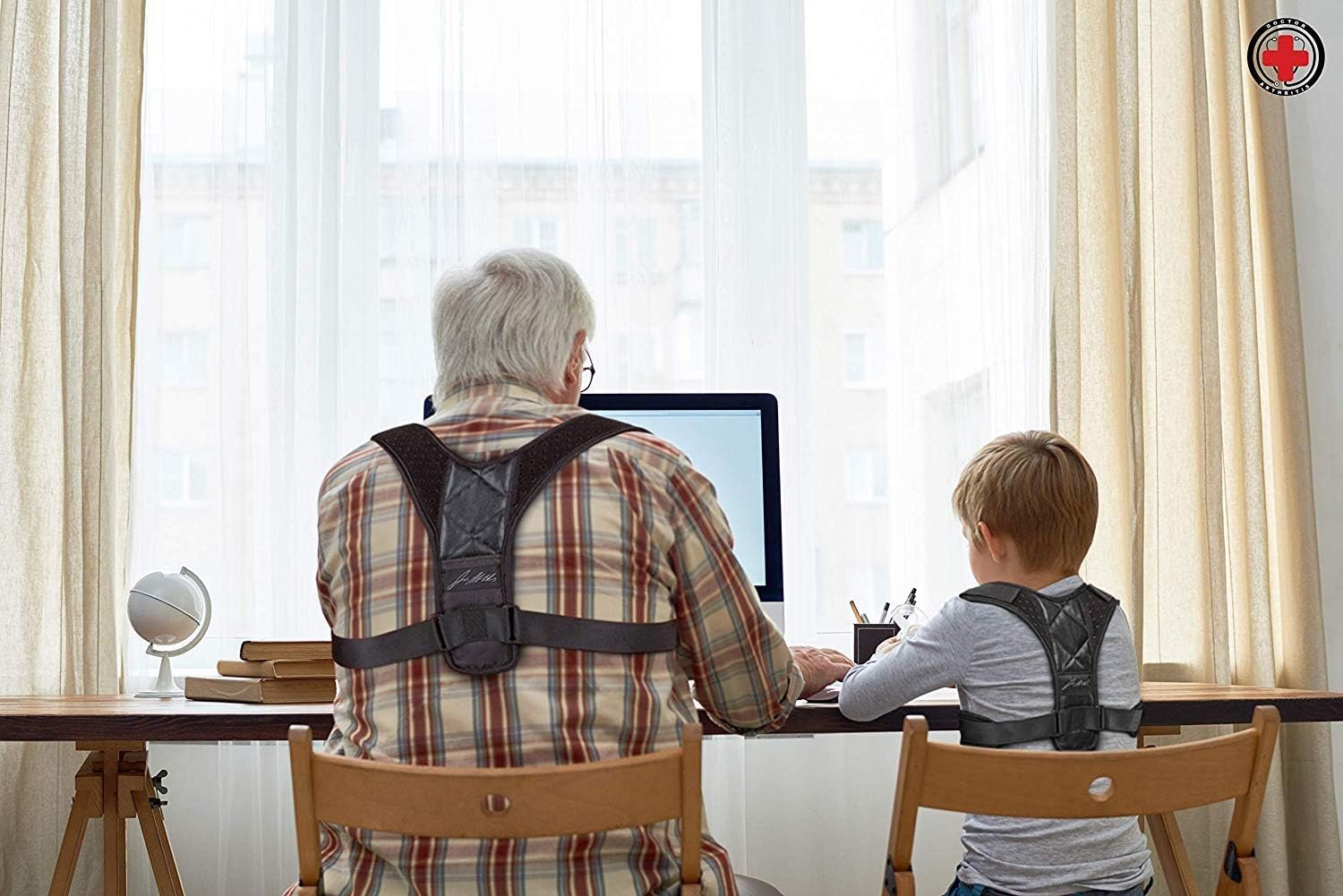 Dr. Arthritis Doctor Developed Posture Support/Posture Correct/Stabilizer/Back Brace & Handbook - - Image 5