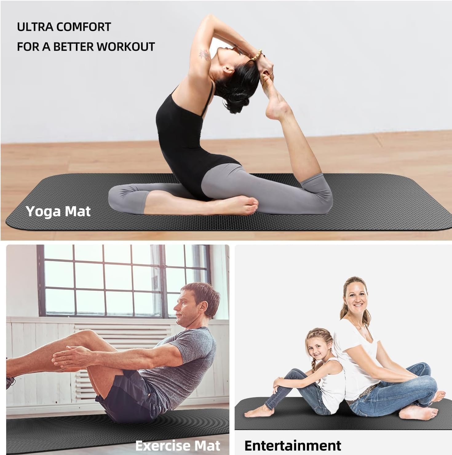 Bike Mat,Treadmill Mat,For Walking Pad,Elliptical,Exercise Bikes, Stationary Cycles,Spin Bike,Under - Image 7