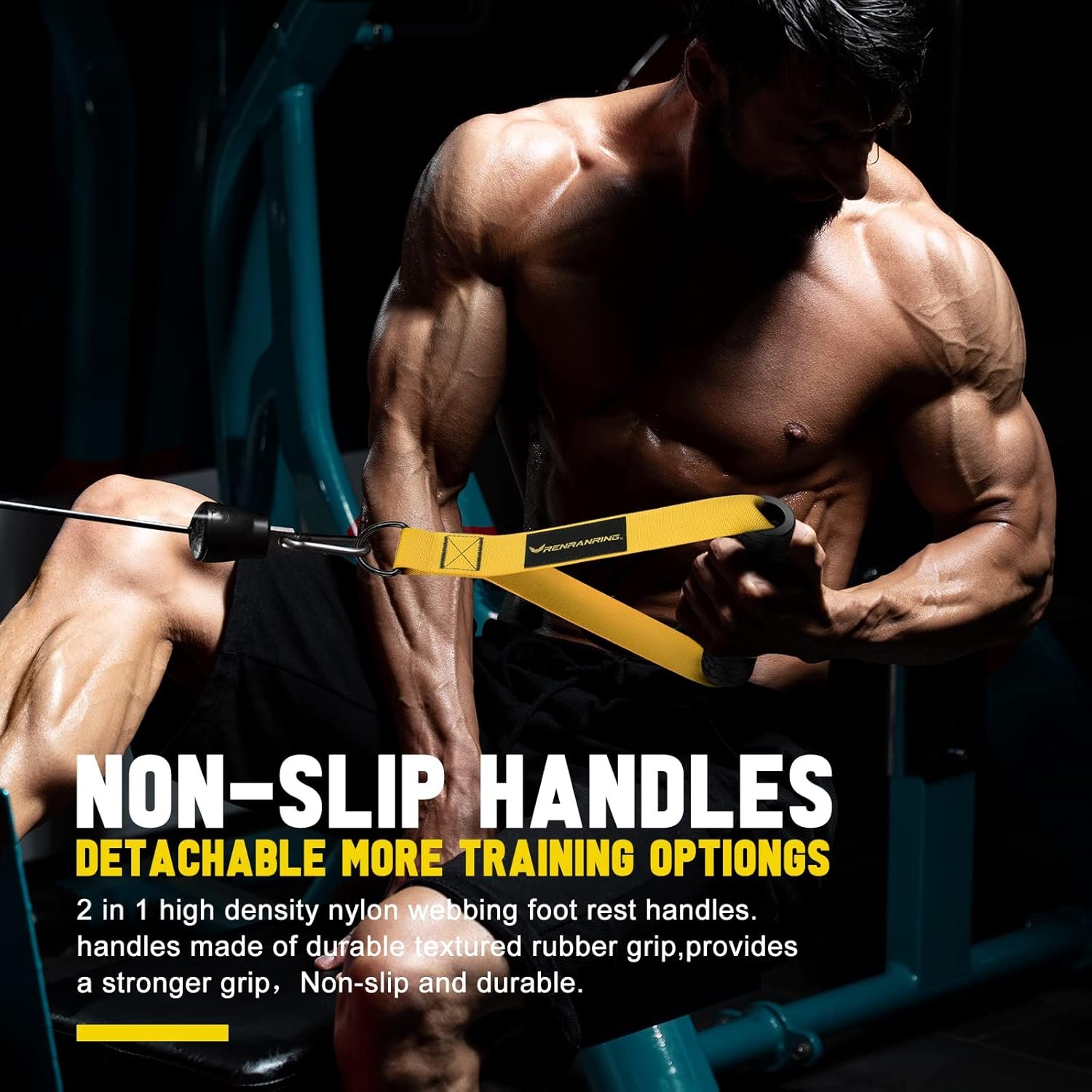 Weight Cable Pulley System Gym - Upgraded LAT Pull Down Machine Accessories, LAT and Lift Cable Pull - Image 7