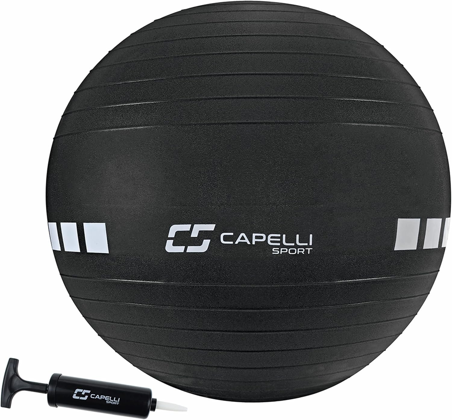 Capelli Sport Exercise Ball for Yoga, Balance Ball, Pilates, Anti Burst Slip Resistant, Quick Pump - Image 2